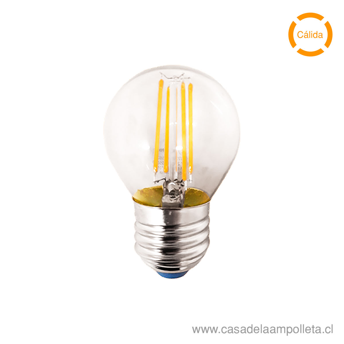 AMPOLLETA LED VINTAGE G45 4W E27 - CÁLIDA