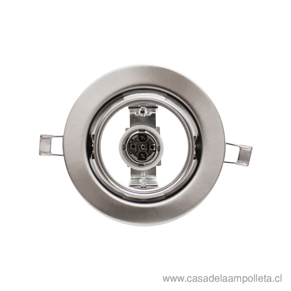 FOCO EMBUTIDO MÓVIL R63 - NIQUEL