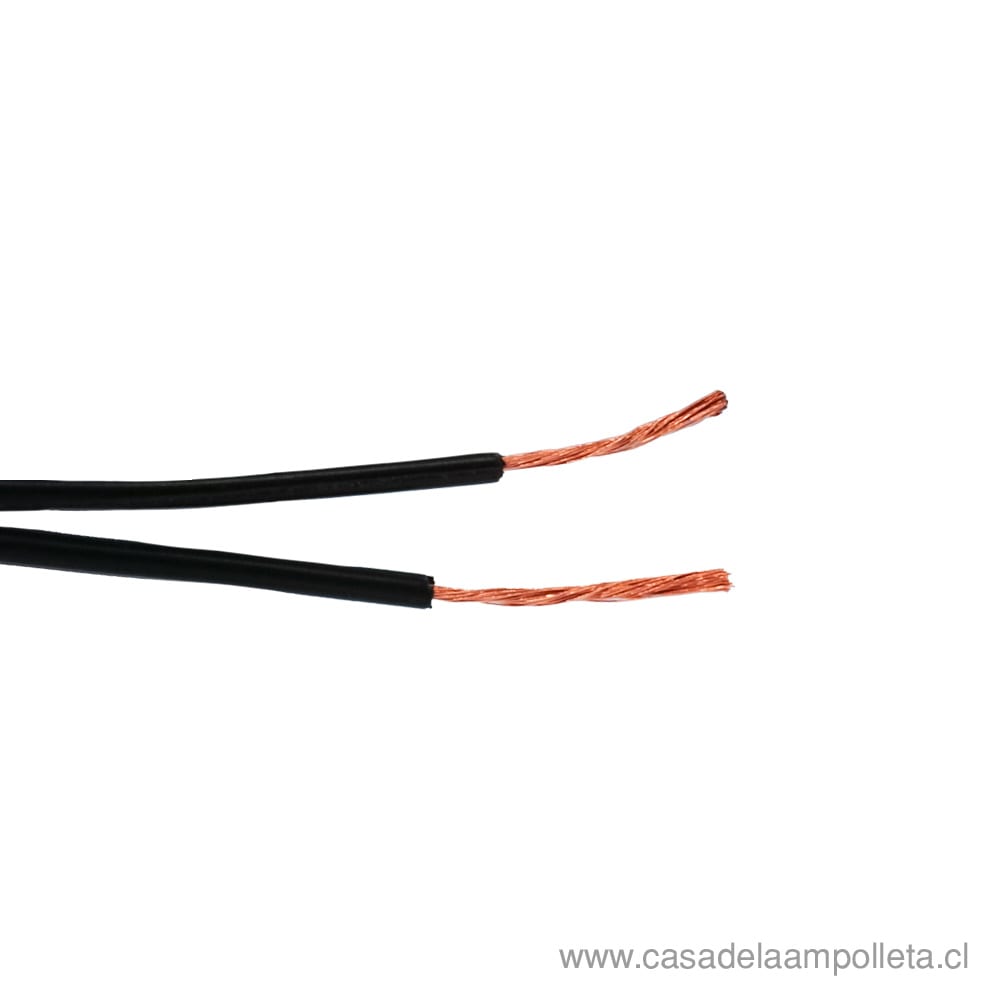 CABLE PARALELO NEGRO 1 METRO 2X20MM