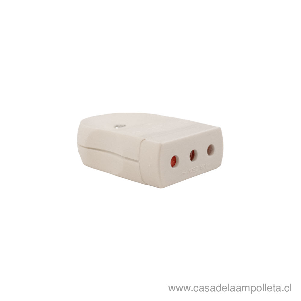 ENCHUFE HEMBRA VOLANTE 10A - MARFIL