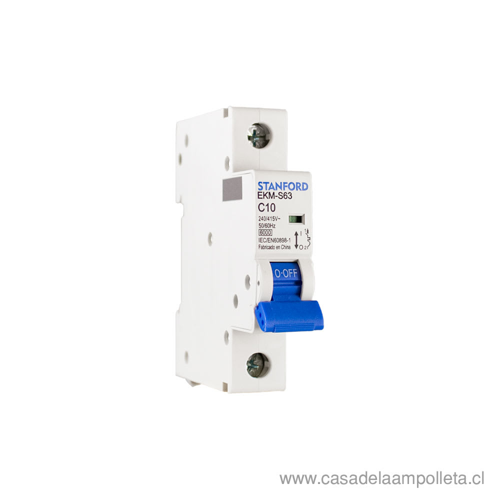 INTERRUPTOR AUTOMATICO 10A - BLANCO