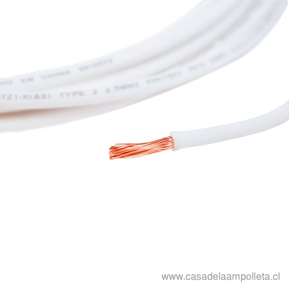CABLE EVA LIBRE DE HALÓGENO 1.5MM - BLANCO