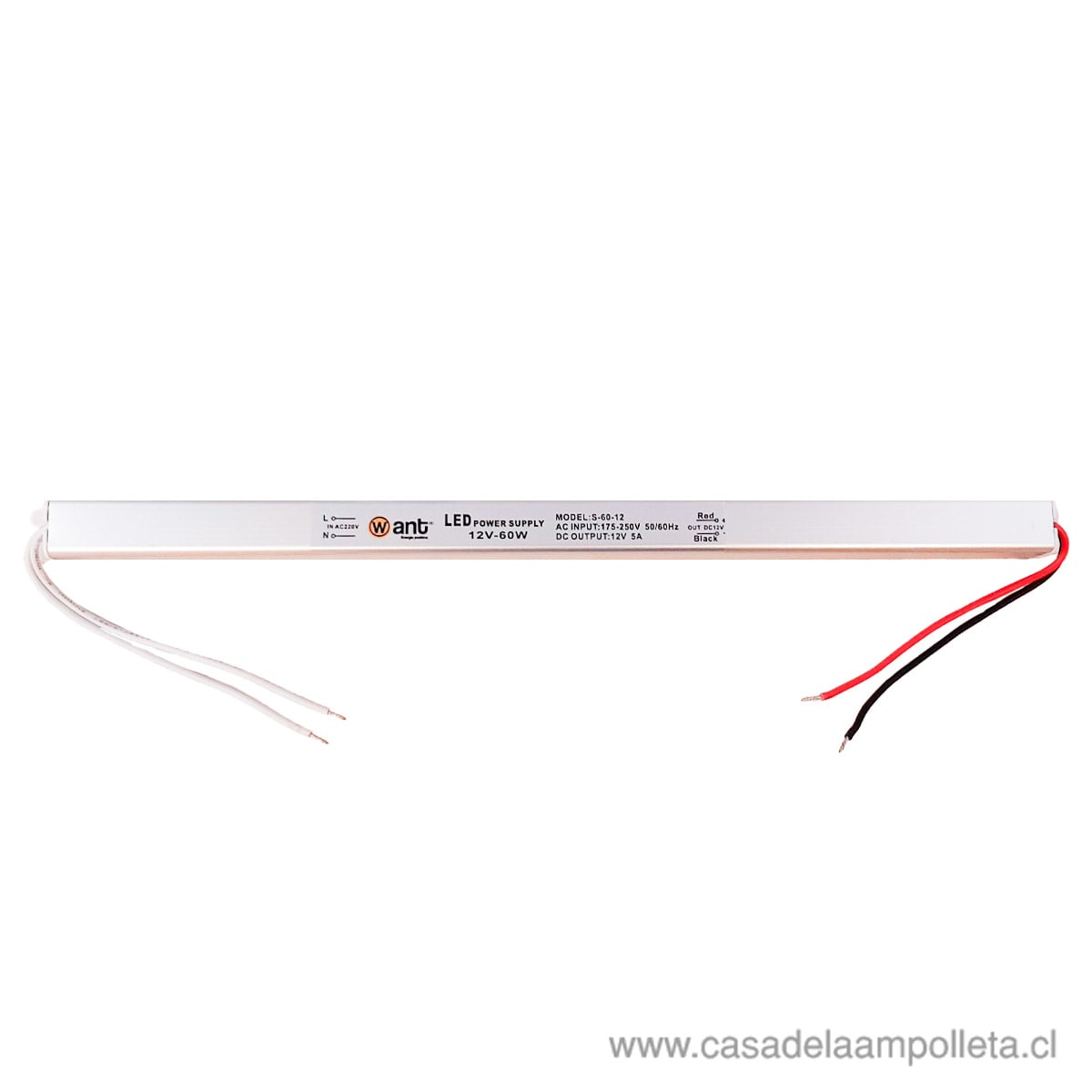 FUENTE DE PODER SLIM 12V 60W