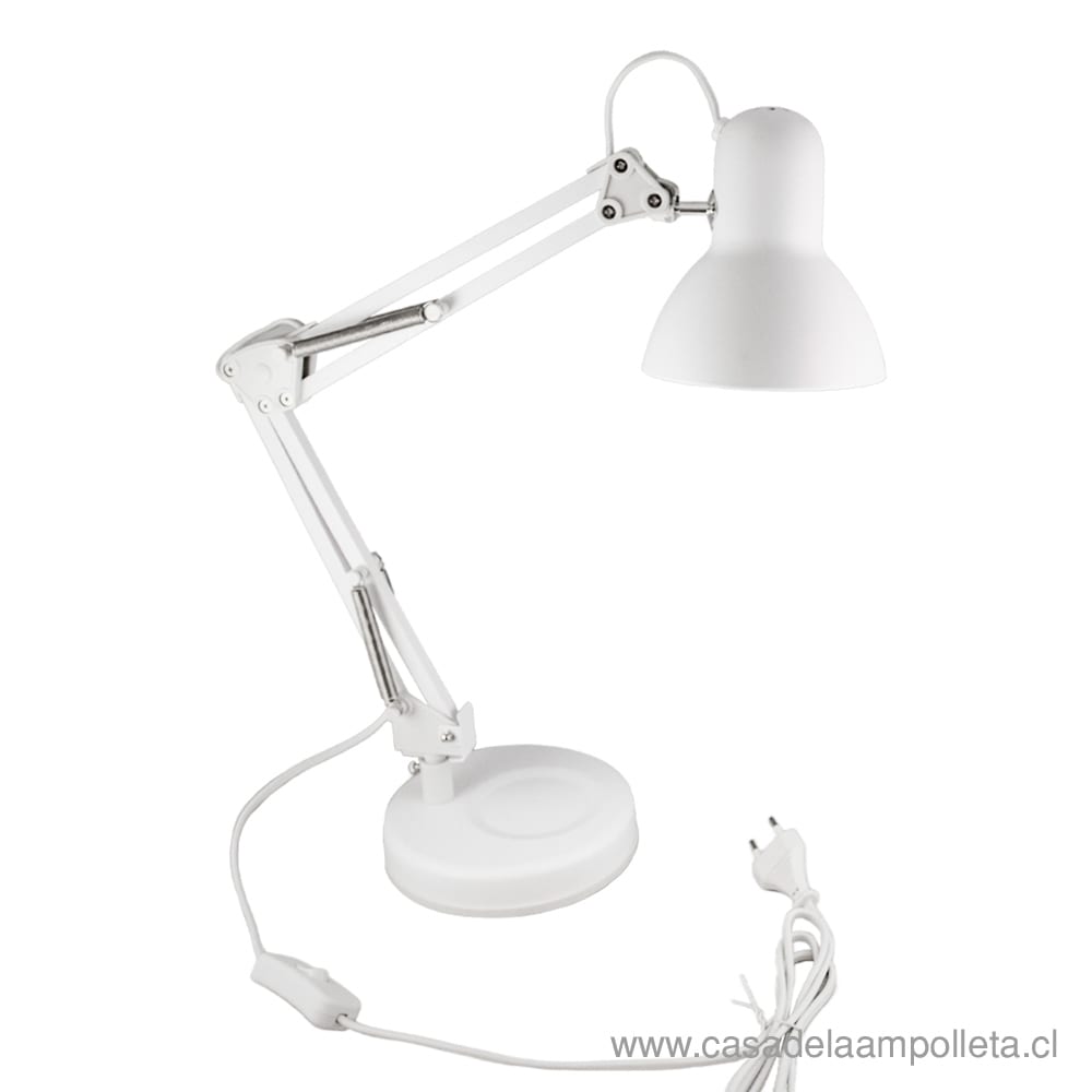 LAMPARA ESCRITORIO 313 E27 - BLANCO