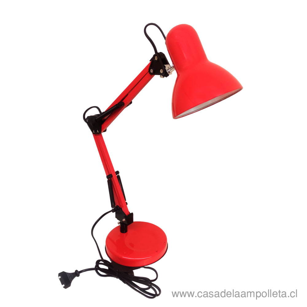 LAMPARA ESCRITORIO 313 E27 - ROJO