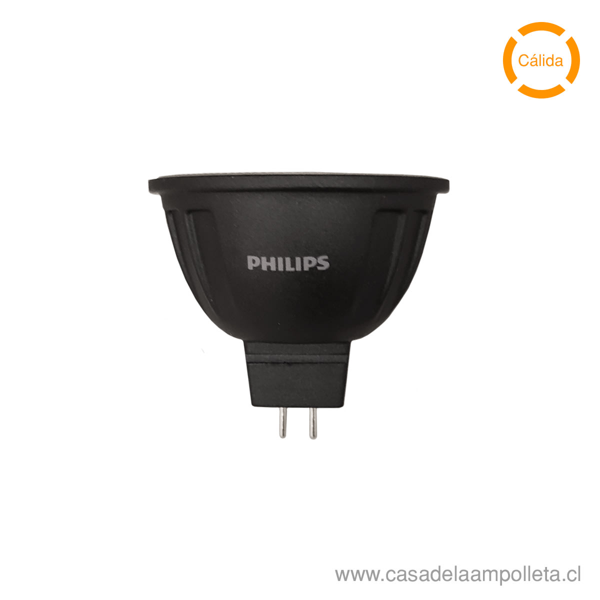 AMPOLLETA LED MR16 12V 6,5W APERTURA 36° DIMERIZABLE - BLANCO CÁLIDO (2700K)