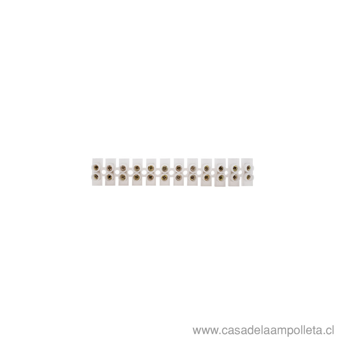 REGLETA DE CONEXIÓN DE 3A BLANCA 12 TERMINALES