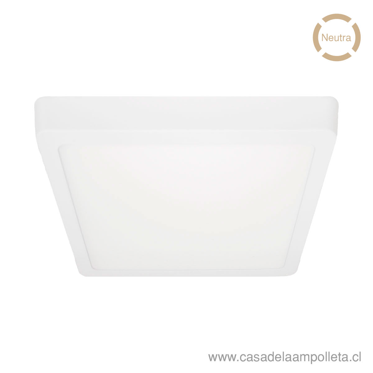 PANEL LED CUADRADO SOBREPUESTO 18W - BLANCO NEUTRO (4000K) - STANFORD