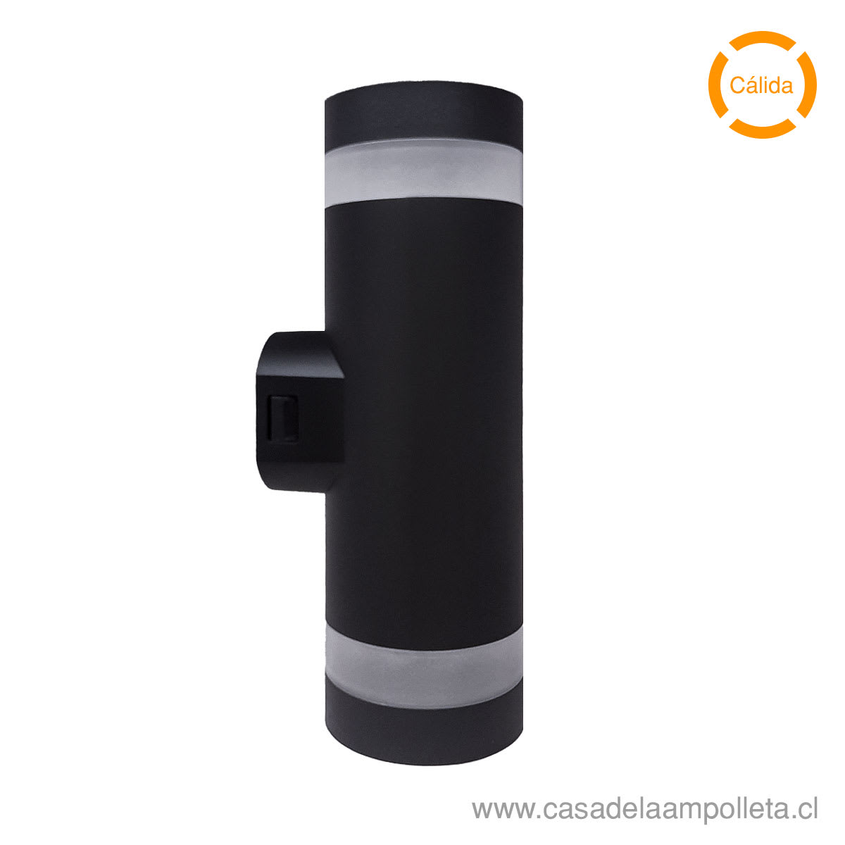APLIQUE BIDIRECCIONAL LED INTEGRADO 2x9W (18W) C/BISEL NEGRO - BLANCO CÁLIDO (3000K)