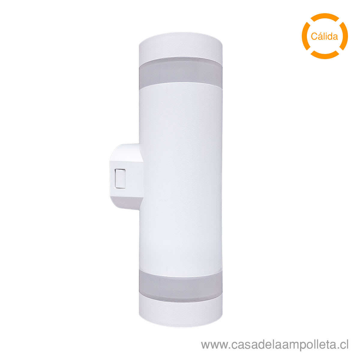 APLIQUE BIDIRECCIONAL LED INTEGRADO 2x9W (18W) C/BISEL BLANCO - BLANCO CÁLIDO (3000K)