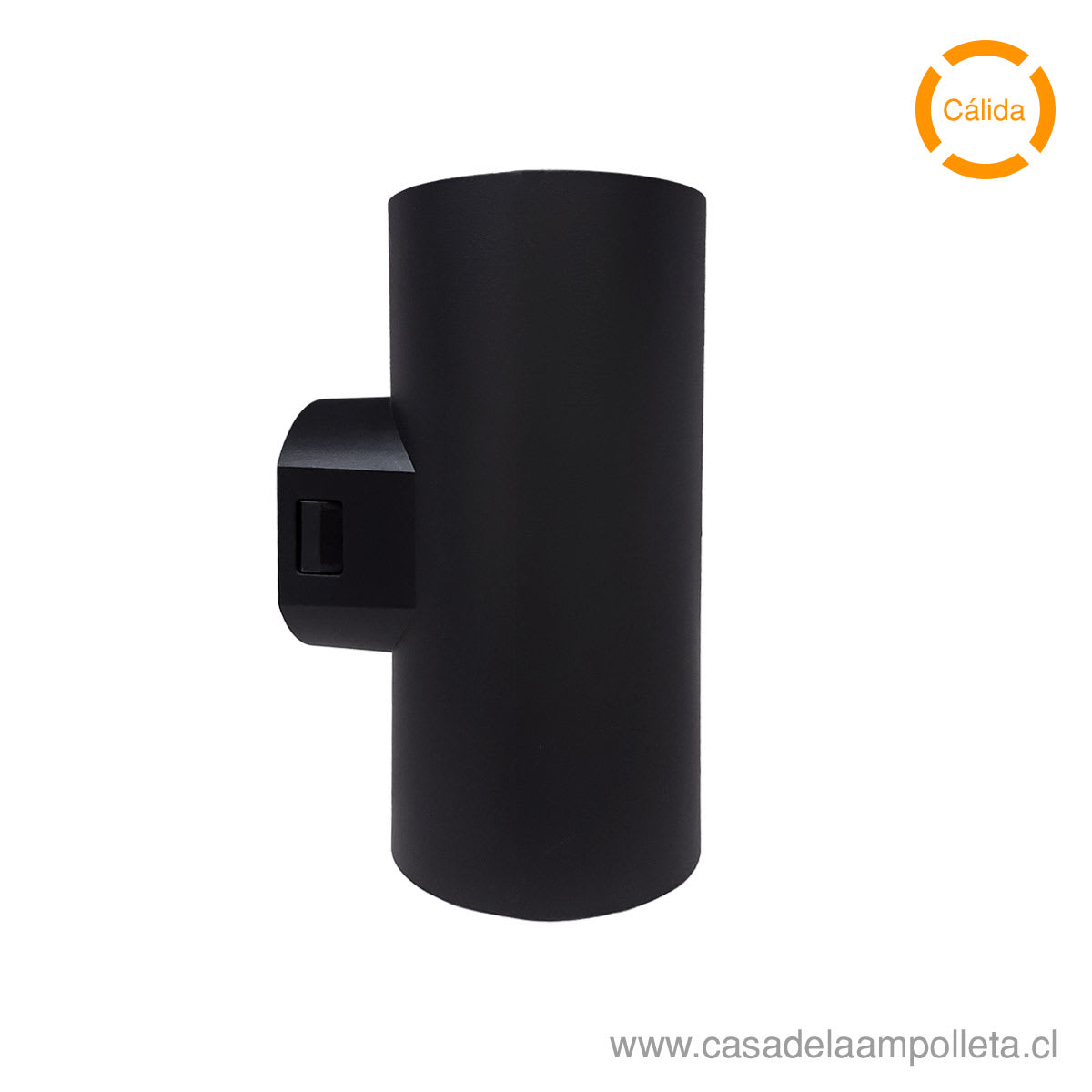 APLIQUE BIDIRECCIONAL LED INTEGRADO 2x9W (18W) NEGRO - BLANCO CÁLIDO (3000K)