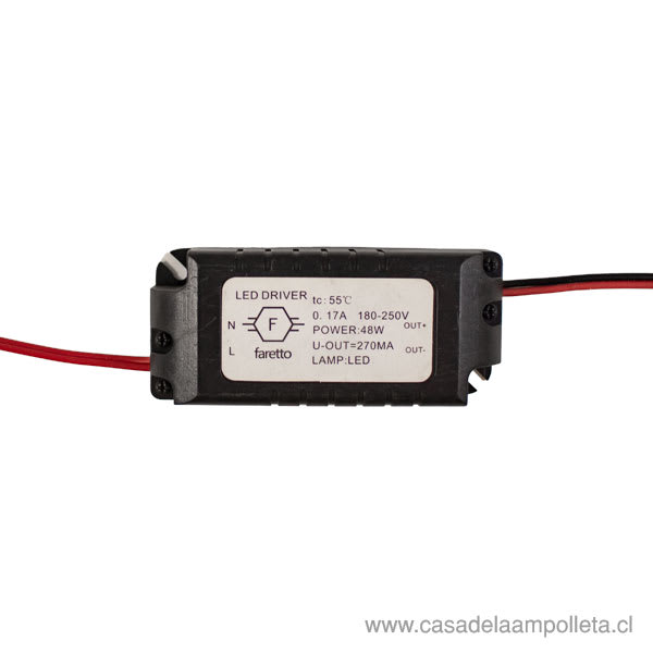 DRIVER PARA PANEL LED 48W - FARETTO