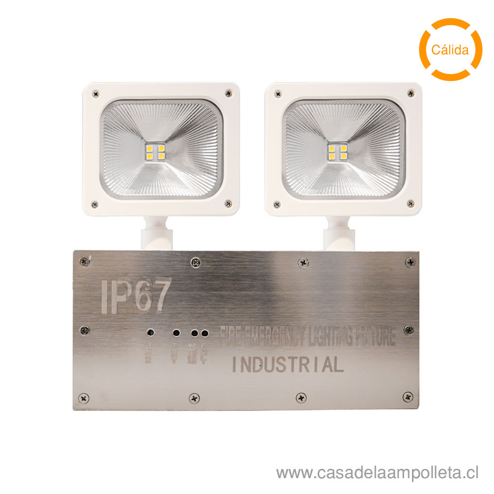 LAMPARA DE EMERGENCIA LED 2 FOCOS 8W - JIE
