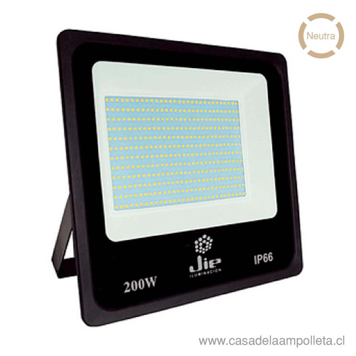 PROYECTOR LED PLANO 200W - BLANCO NEUTRO (4000K)