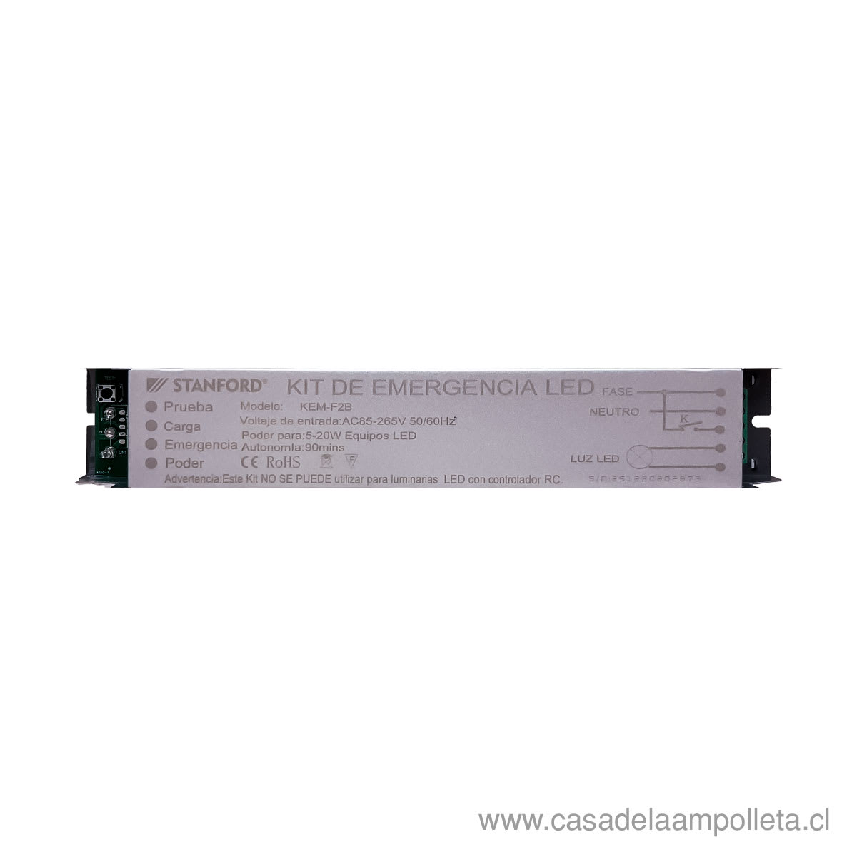 KIT DE EMERGENCIA PARA LED 5-20W 90MIN