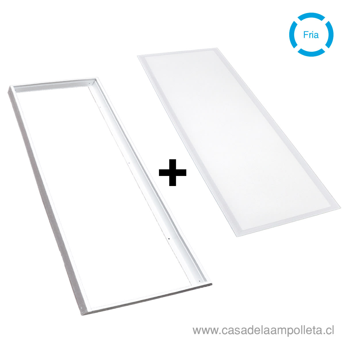 PANEL LED 120X60 96W SOBREPUESTO (INCLUYE MARCO) - BLANCO FRÍO (6500K)