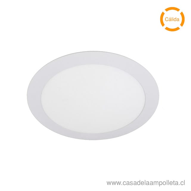 PANEL LED REDONDO EMBUTIDO 18W - BLANCO CÁLIDO (3000K)