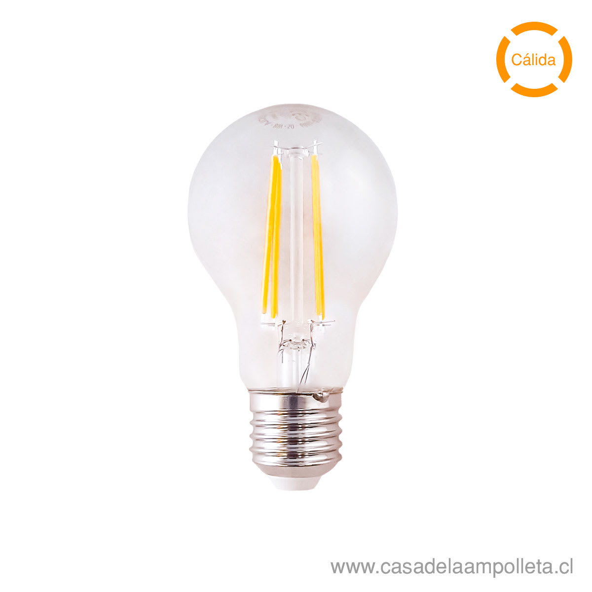 AMPOLLETA LED A60 8W DIMERIZABLE - BLANCO CÁLIDO (3000K)