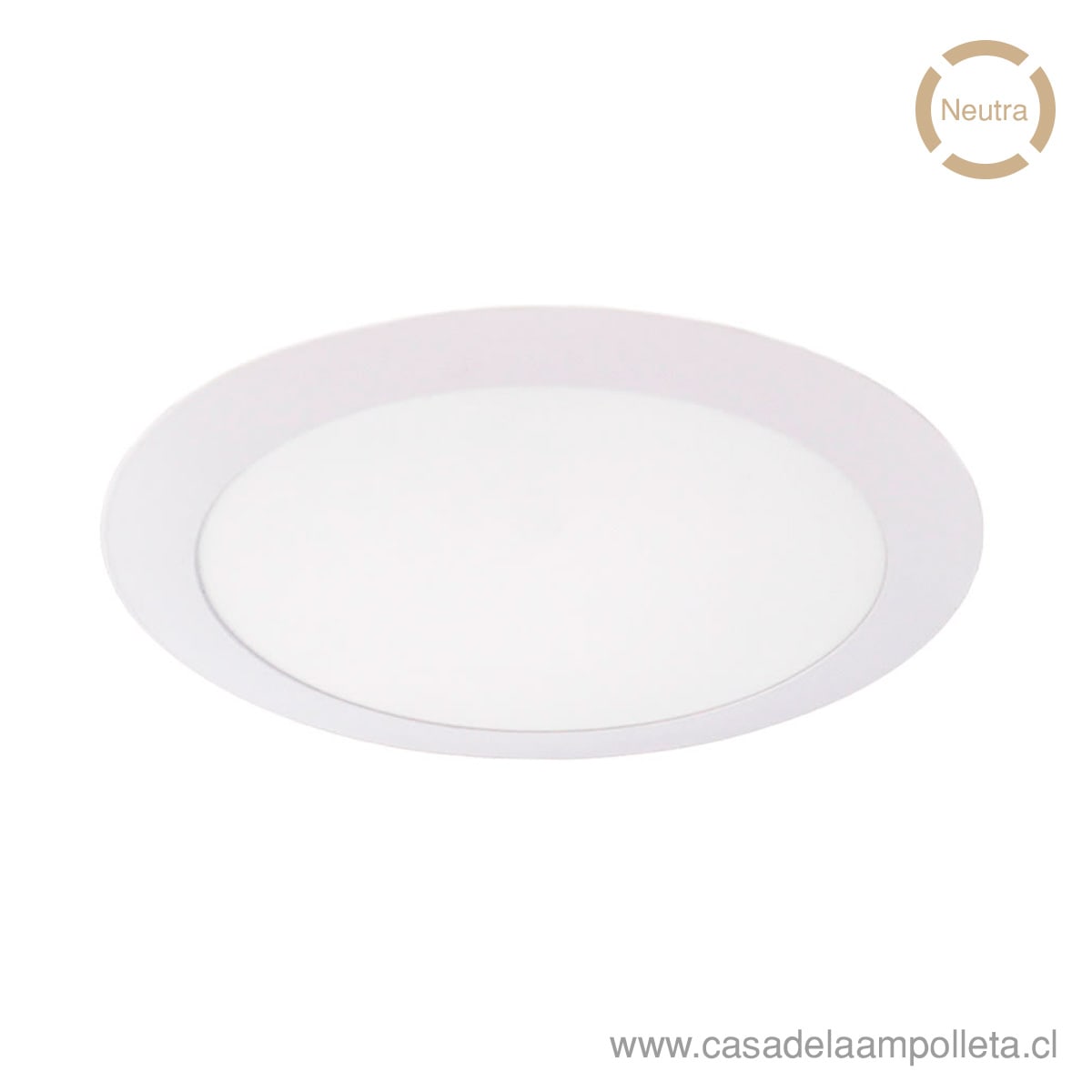 PANEL LED REDONDO EMBUTIDO 24W - BLANCO NEUTRO (4000K) - WANT