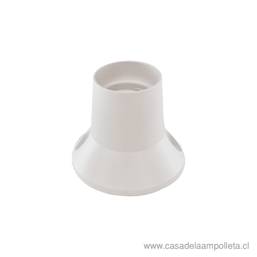 PORTALAMPARA BASE RECTA PLASTICO E27 - REMA