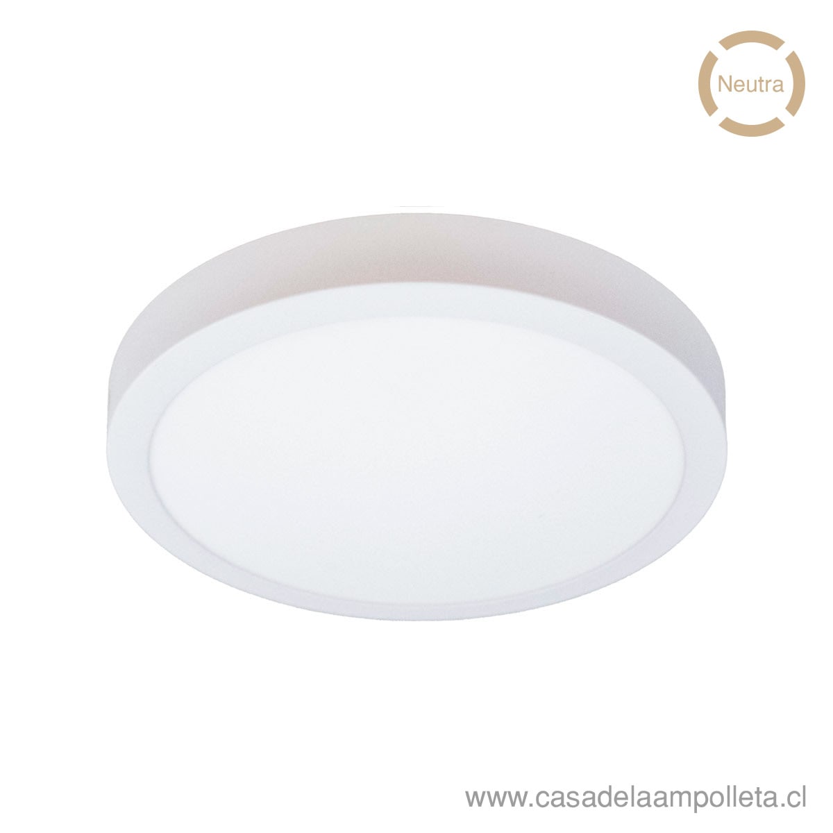 PANEL LED REDONDO SOBREPUESTO 18W - BLANCO NEUTRO (4000K) - WANT