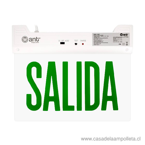 SEÑALÉTICA DE PALABRA SALIDA LED 3W