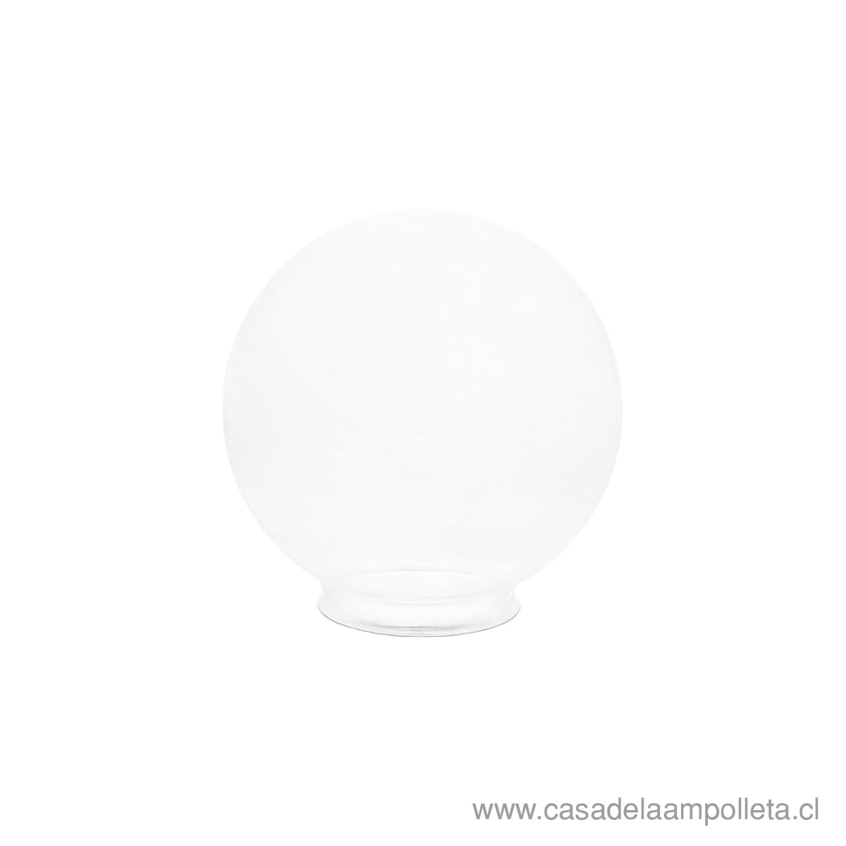 GLOBO DE VIDRIO TRANSPARENTE PARA FAROL 16CM