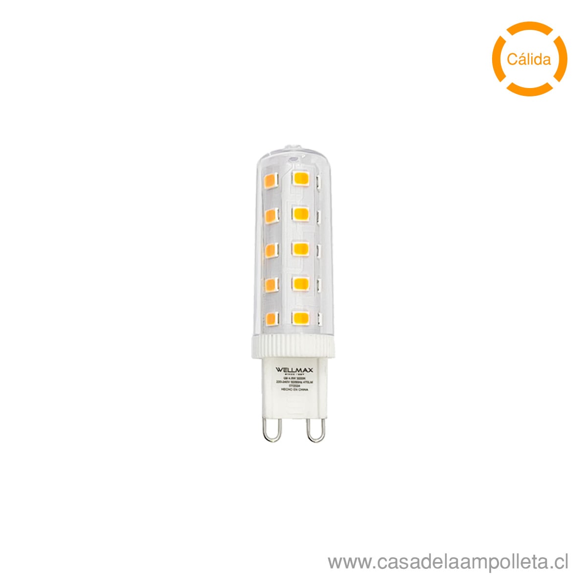 AMPOLLETA LED GU10 7W - BLANCO CÁLIDO (3000K) - STANFORD | Casa De La Ampolleta