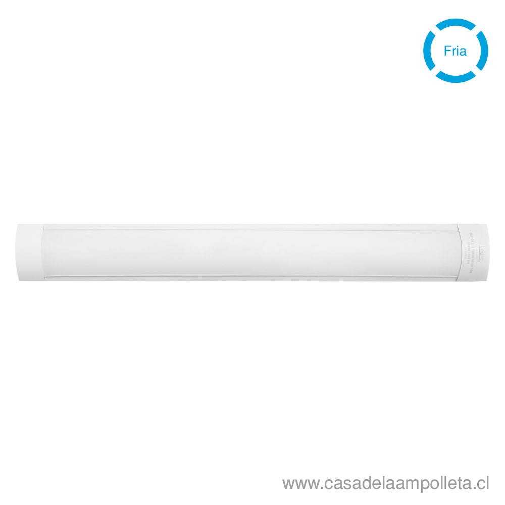 EQUIPO LED FLAT 18W 60CM - BLANCO FRÍO (6500K) - LOGIC