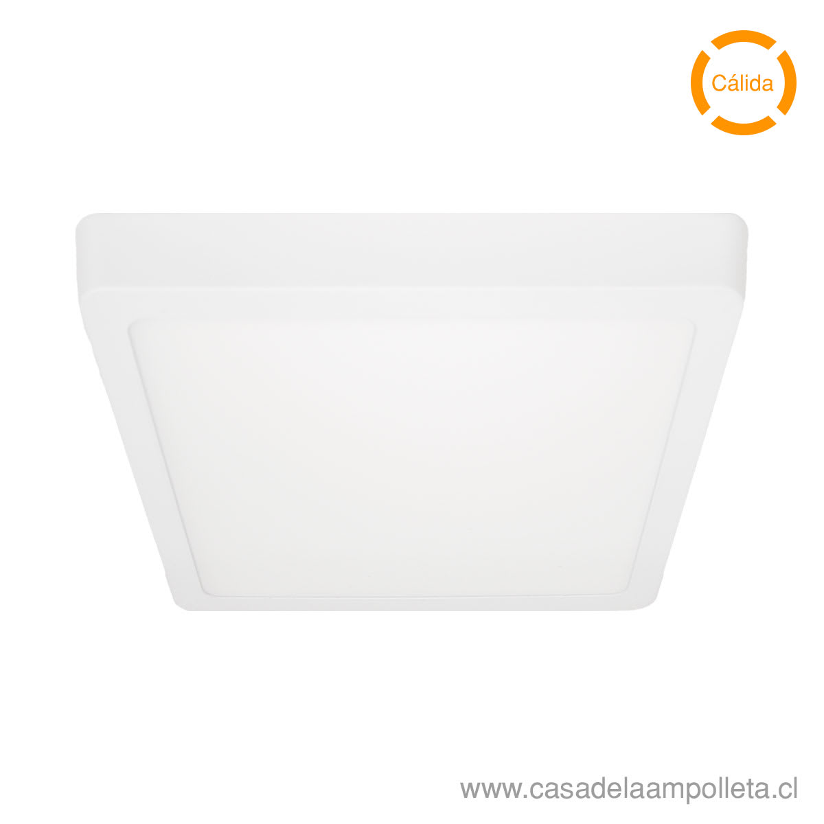 PANEL LED CUADRADO SOBREPUESTO 18W - BLANCO CÁLIDO (3000K) - STANFORD