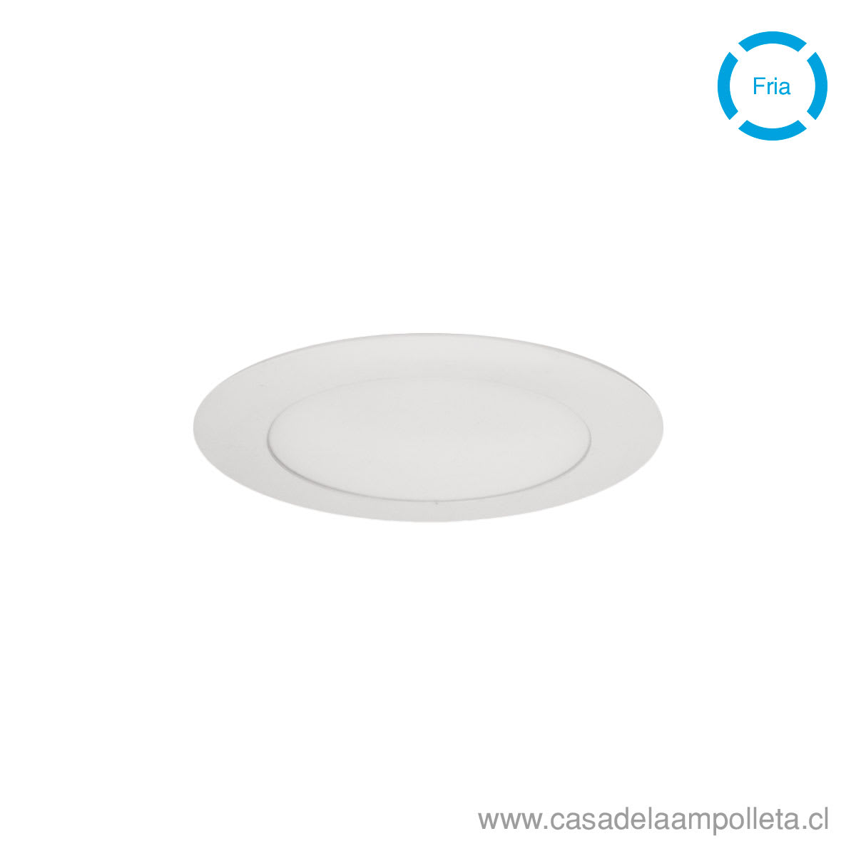 PANEL LED REDONDO EMBUTIDO 6W - BLANCO FRIO (6500K) - UNILUX