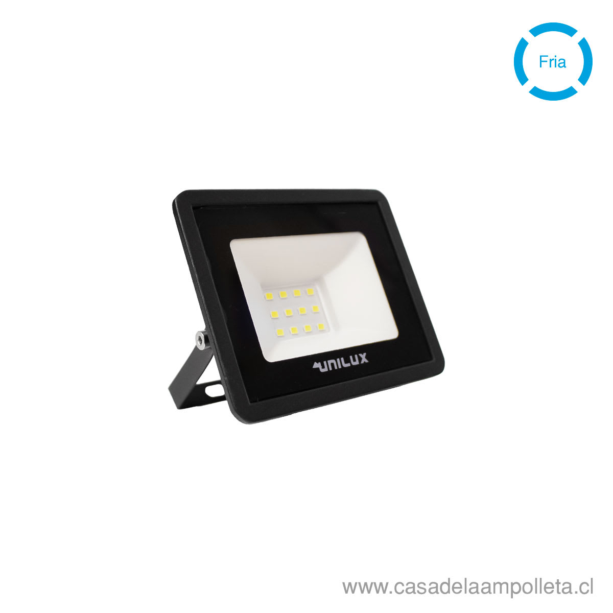 PROYECTOR LED PLANO 10W - BLANCO FRIO (6500K) - UNILUX