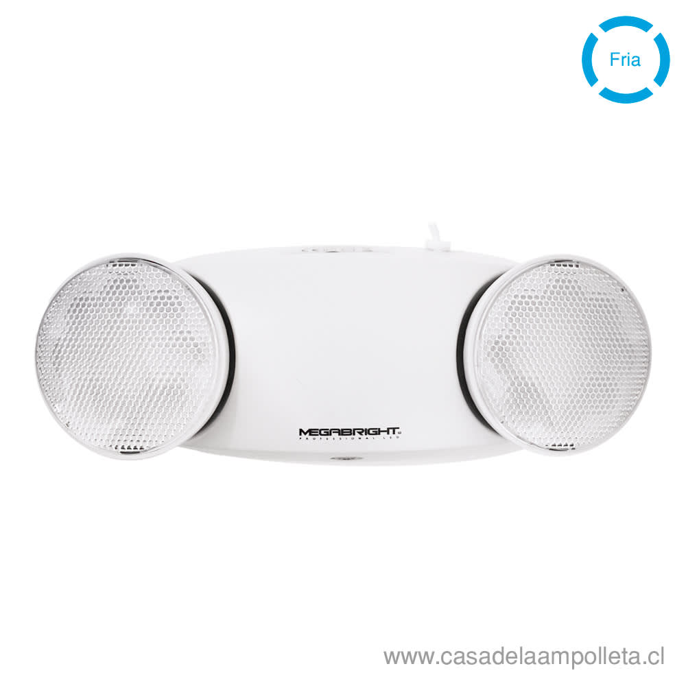 LÁMPARA DE EMERGENCIA LED 2 FOCOS TWIN 1,5W - MEGABRIGHT