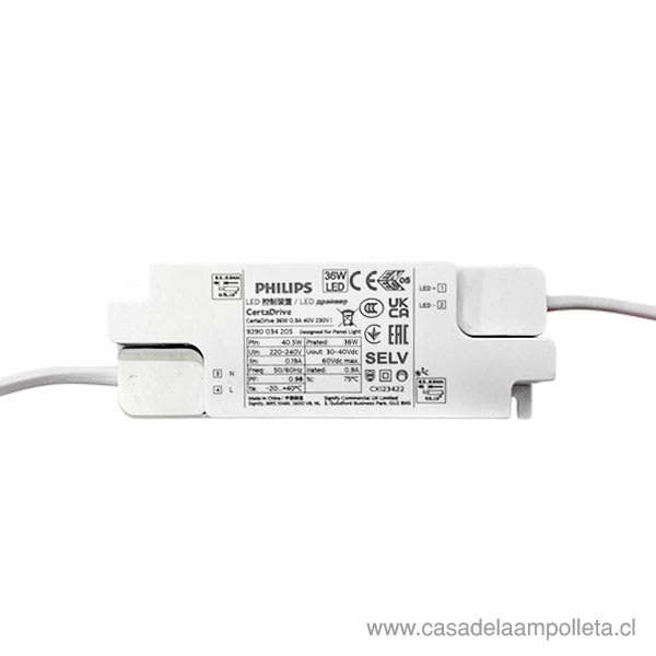 DRIVER PARA PANEL LED 36W