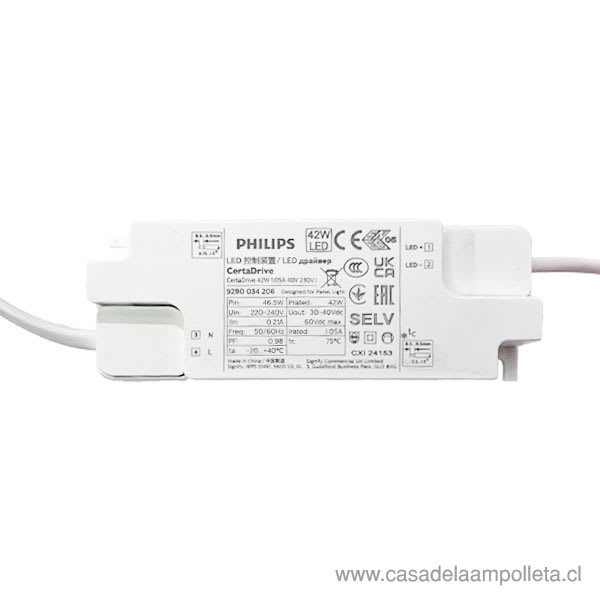 DRIVER PARA PANEL LED 42W
