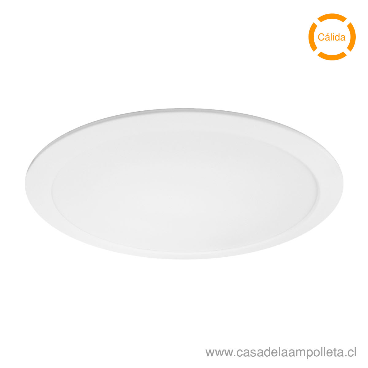 PANEL LED REDONDO EMBUTIDO 24W - BLANCO CÁLIDO (3500K) - YULUZ