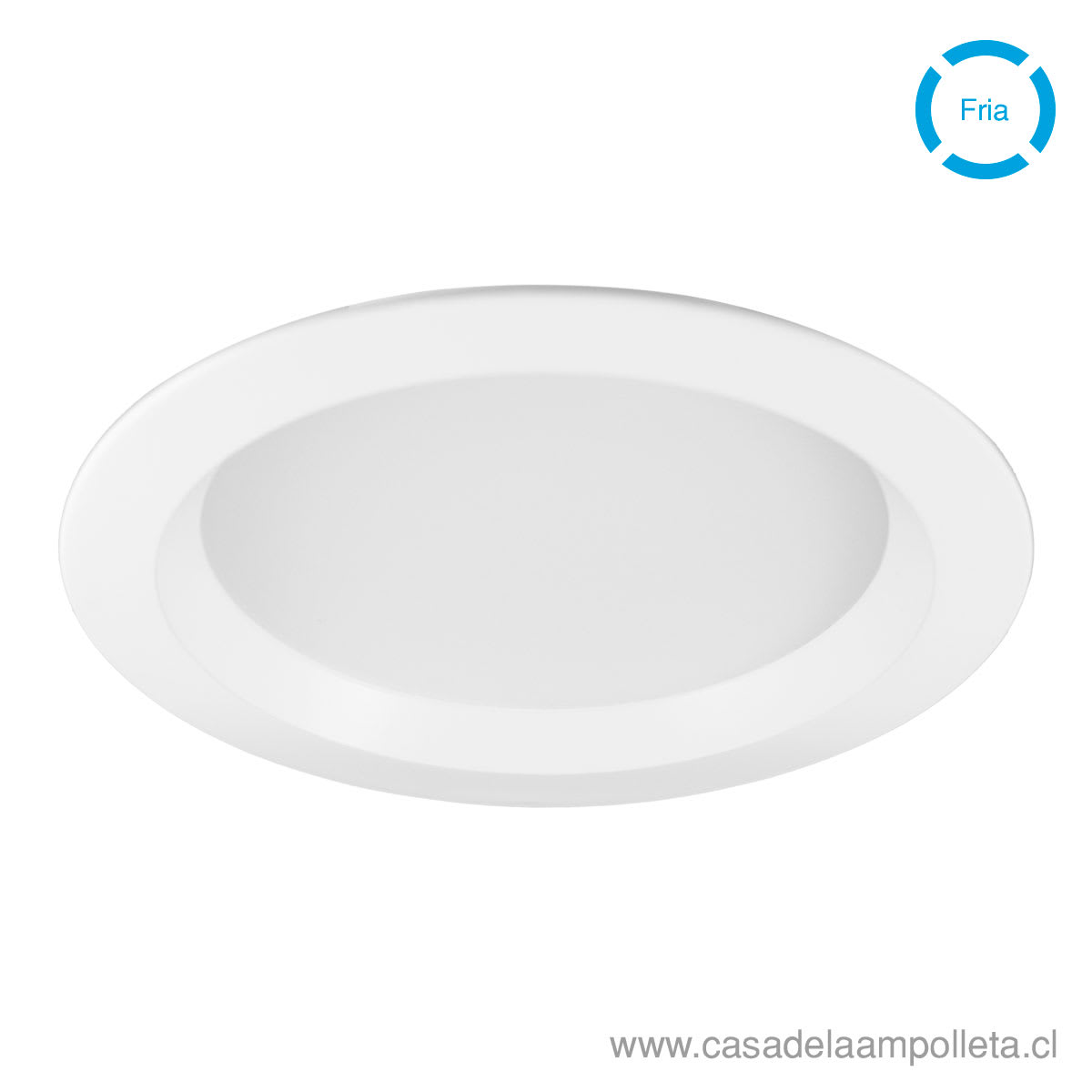 PANEL LED EMBUTIDO RETRAIDO 24W 226MM BLANCO  - BLANCO FRIO (6000K)