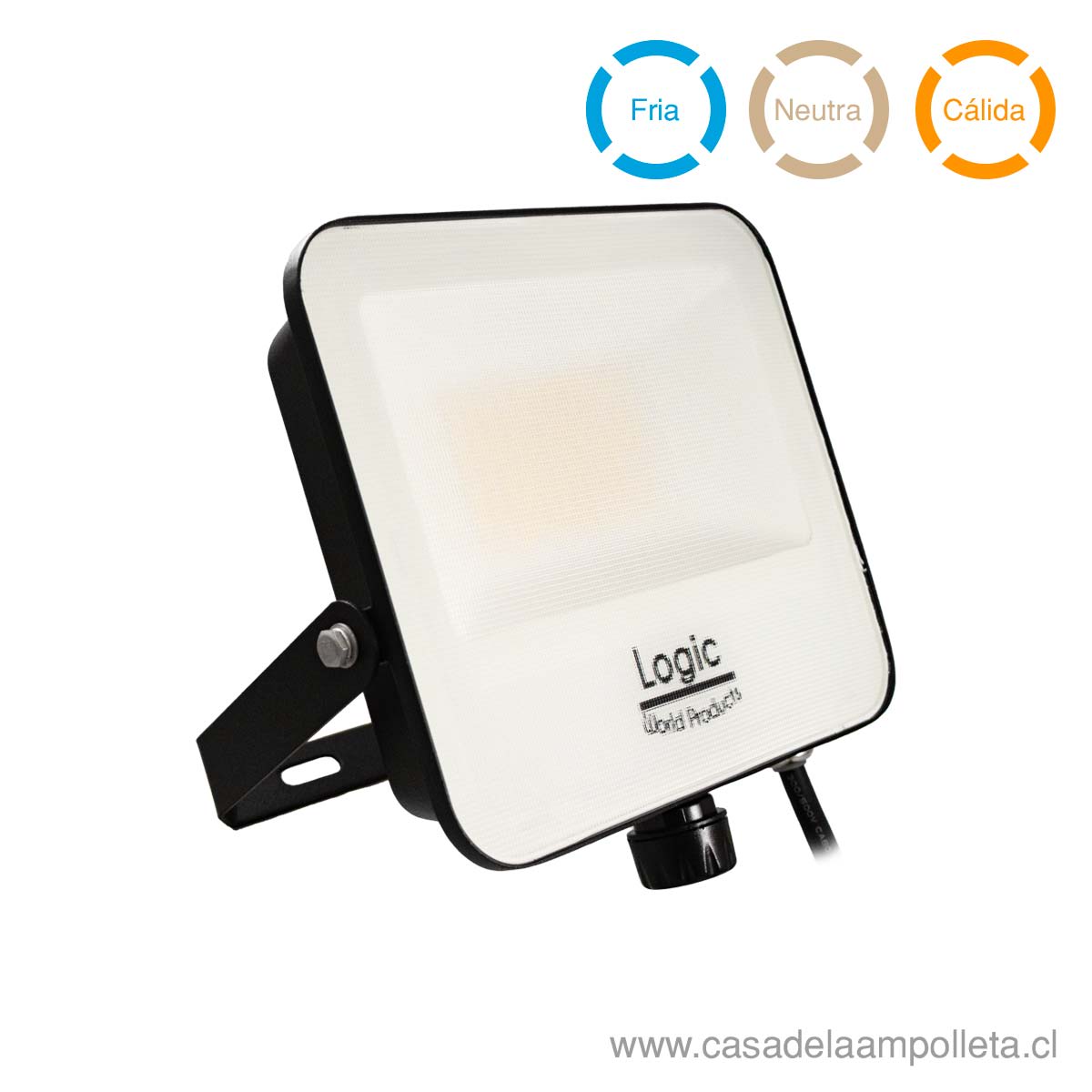 PROYECTOR LED PLANO 50W - BLANCO CÁLIDO, NEUTRO Y FRÍO