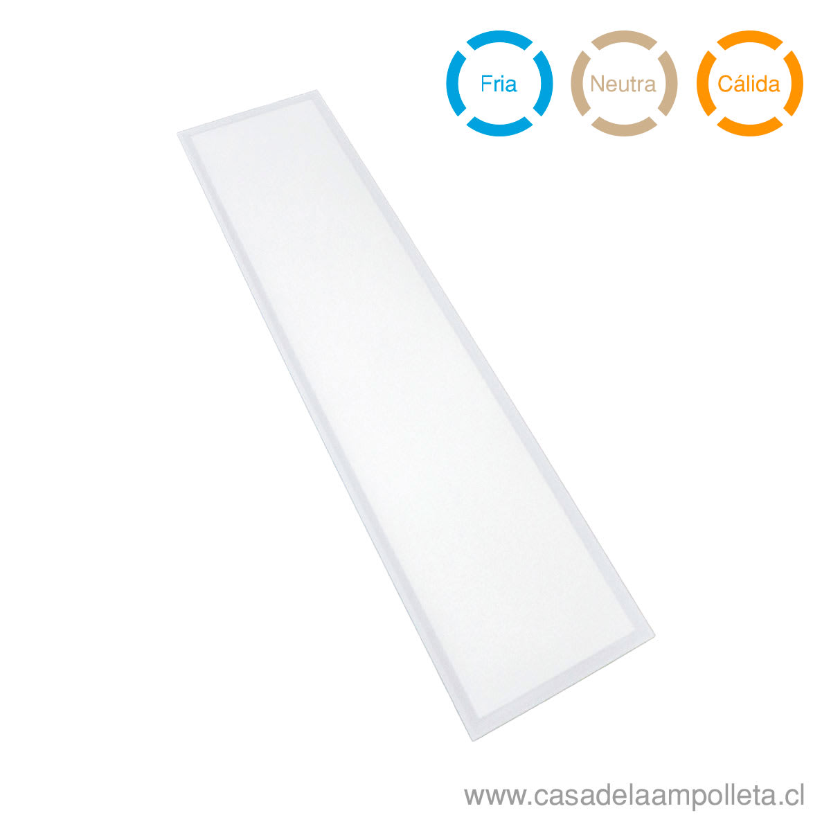 PANEL LED 120X30 EMBUTIDO 48W - BLANCO CÁLIDO, NEUTRO Y FRÍO