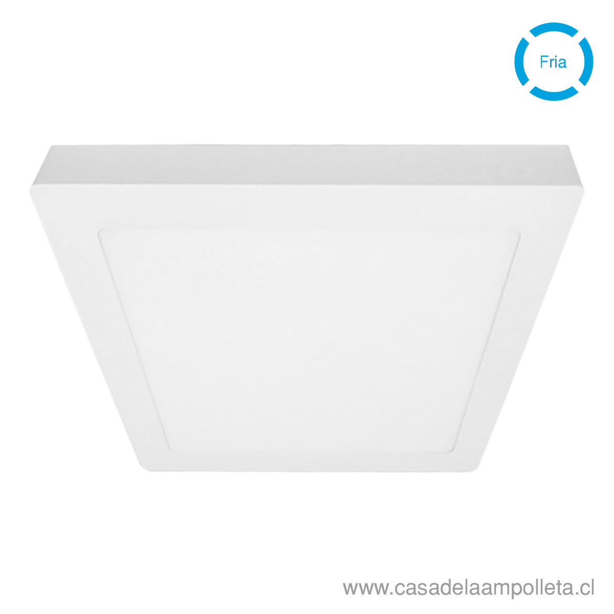 PANEL LED CUADRADO SOBREPUESTO 24W - BLANCO FRÍO (6500K) - FARETTO