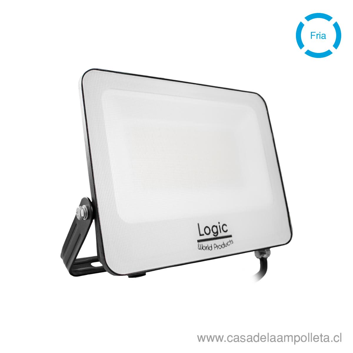 PROYECTOR LED PLANO 100W - BLANCO FRIO (6500K) - LOGIC