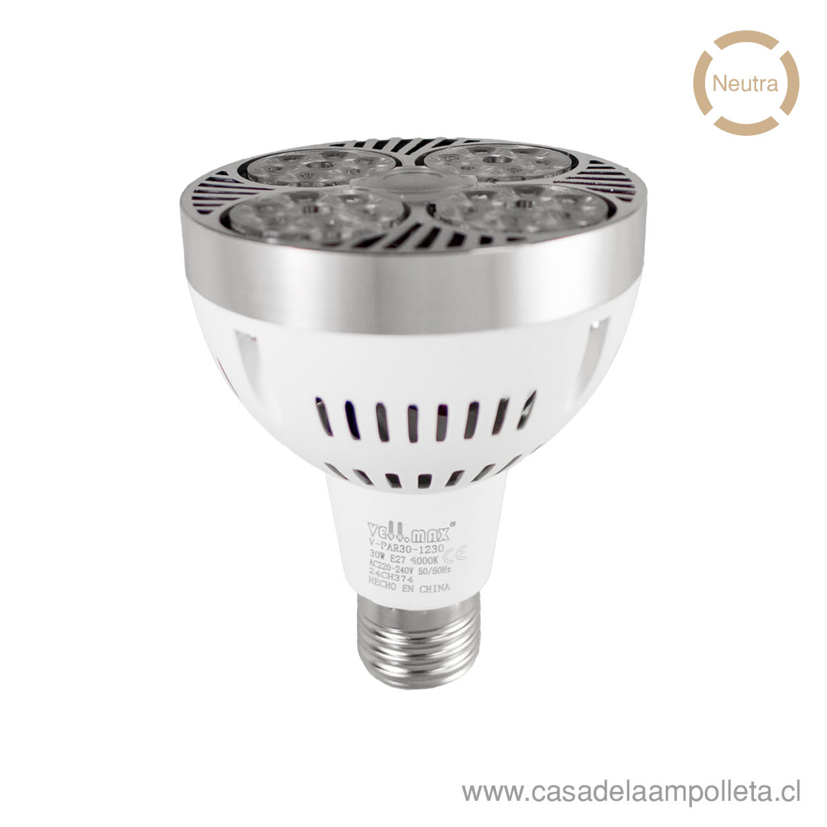 AMPOLLETA LED PAR30 24° 30W - BLANCO NEUTRO (4000K)