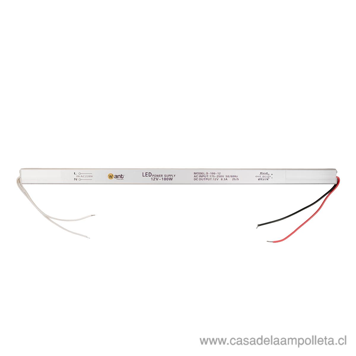 FUENTE DE PODER SLIM 12V 100W