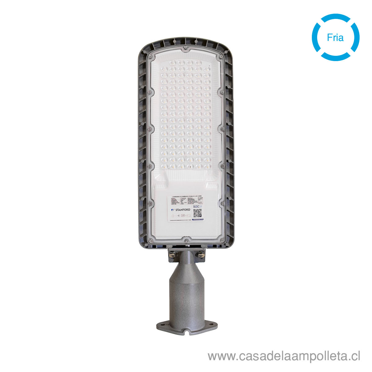 LUMINARIA PUBLICA LED 100W CON FOTOCELDA - BLANCO FRIO (5000K)