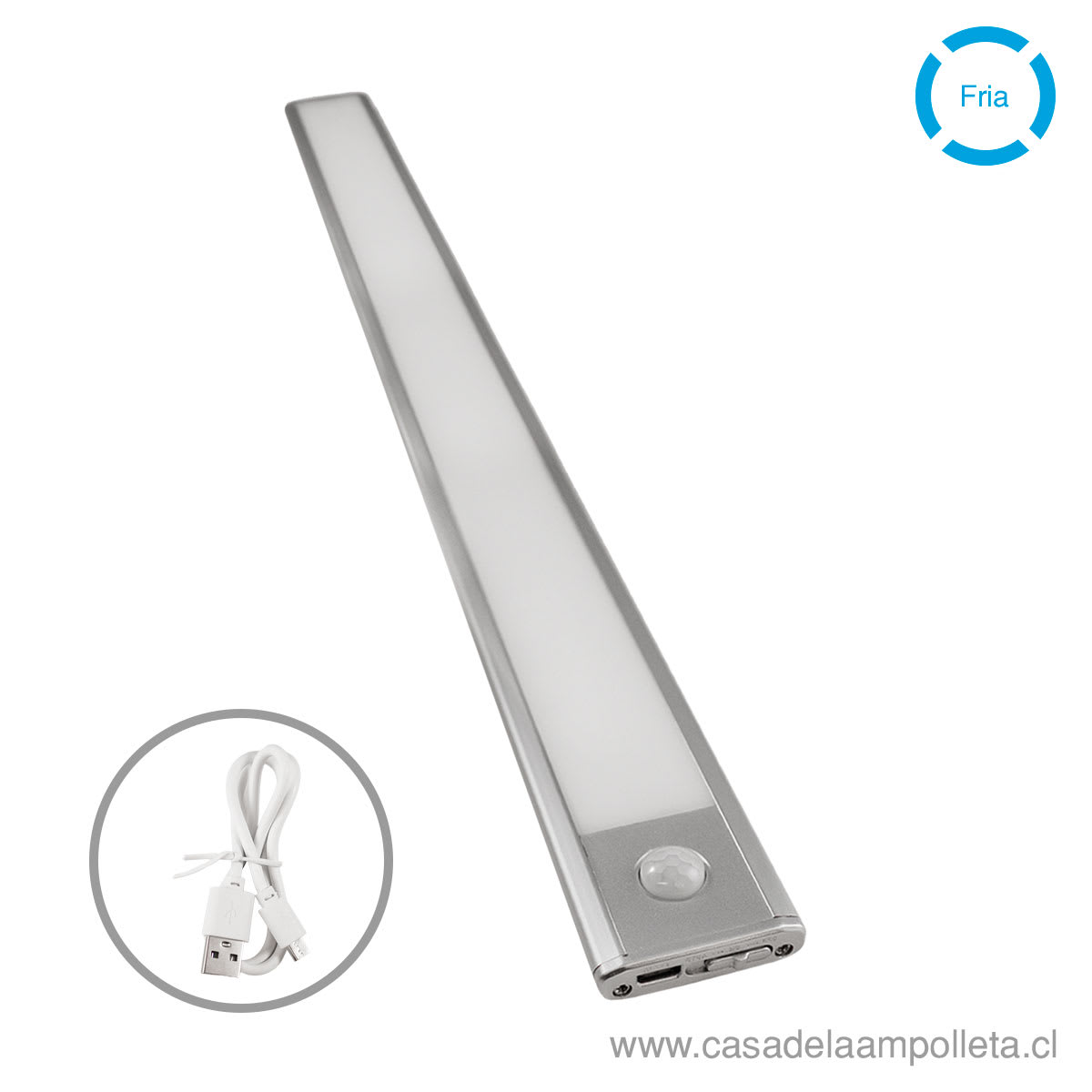 LÁMPARA PARA MUEBLE 3W 60CM CON SENSOR DE MOVIMIENTO - VELLMAX