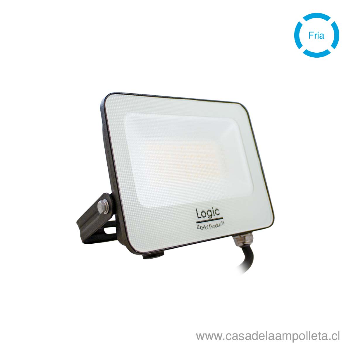 PROYECTOR LED PLANO 30W - BLANCO FRÍO (6500K) - LOGIC