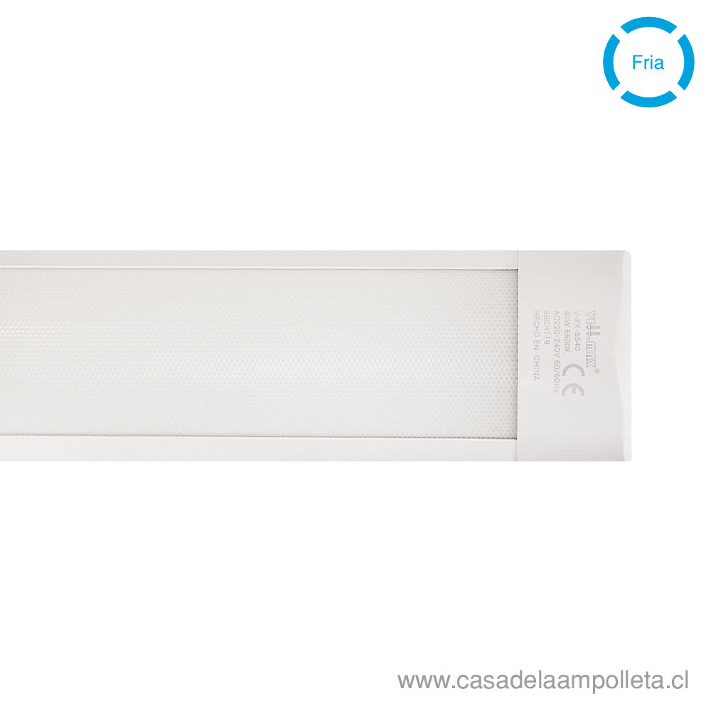 EQUIPO LED FLAT 36W 120CM - BLANCO FRÍO (6500K) | Casa de la Ampolleta