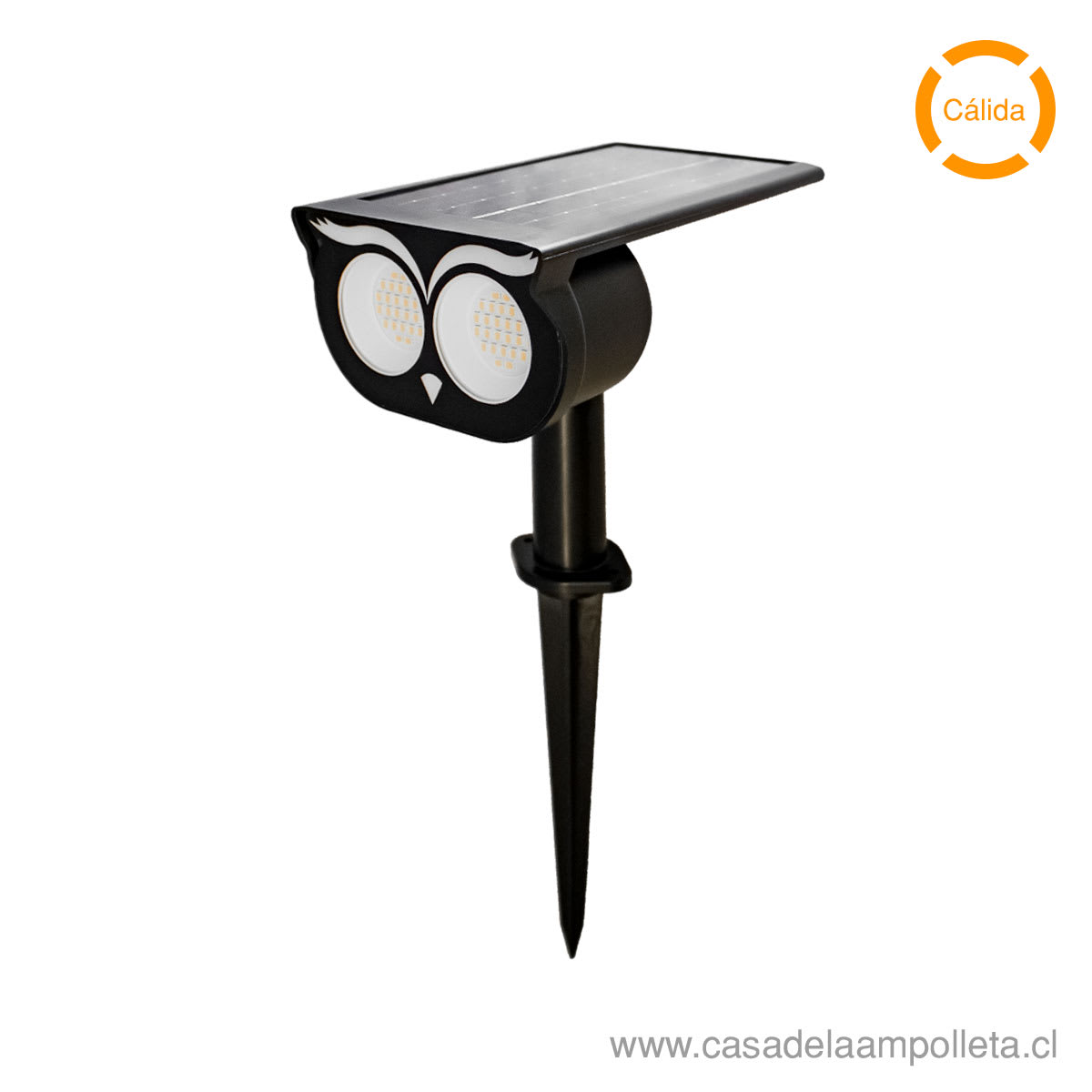 FOCO ESTACA SOLAR - BLANCO CALIDO (3000K)