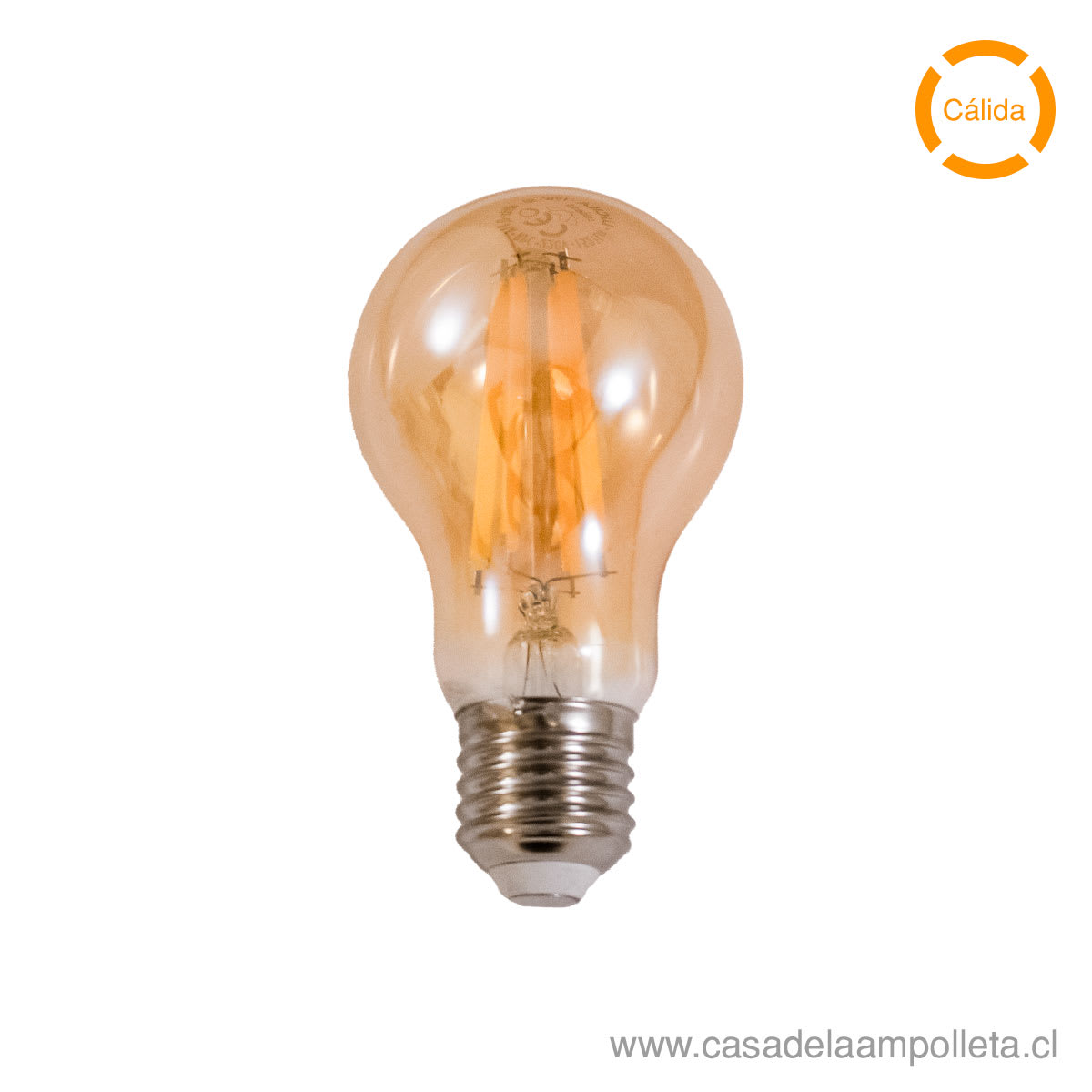 AMPOLLETA LED A60 12W DIMERIZABLE - BLANCO CÁLIDO (3000K)