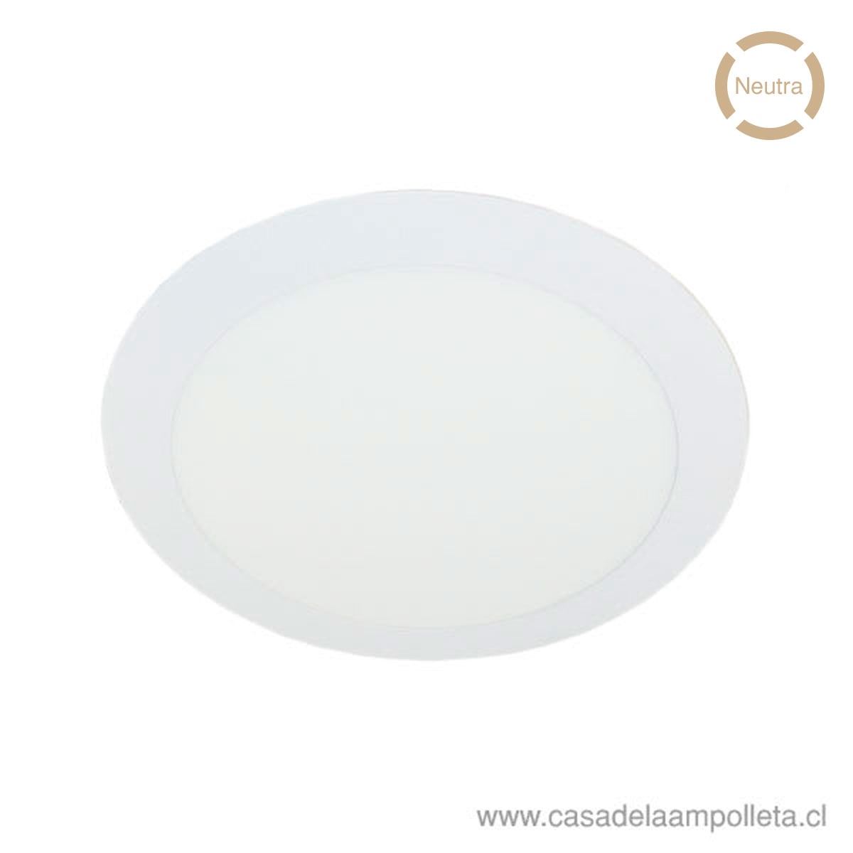 PANEL LED REDONDO EMBUTIDO 18W - BLANCO NEUTRO
